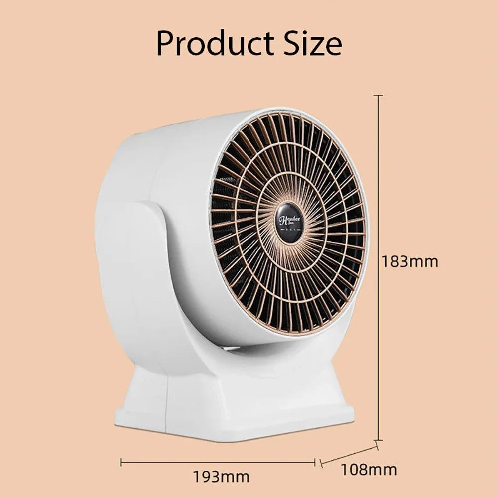 (image for) 650W Electric Heater with Rapid Heating Intelligent Temperature Control Overheat Protection for Home Office Use